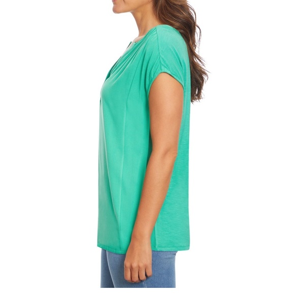 Nine West Ladies Top - Green Spruce - Size XL - NWT - Picture 2 of 8